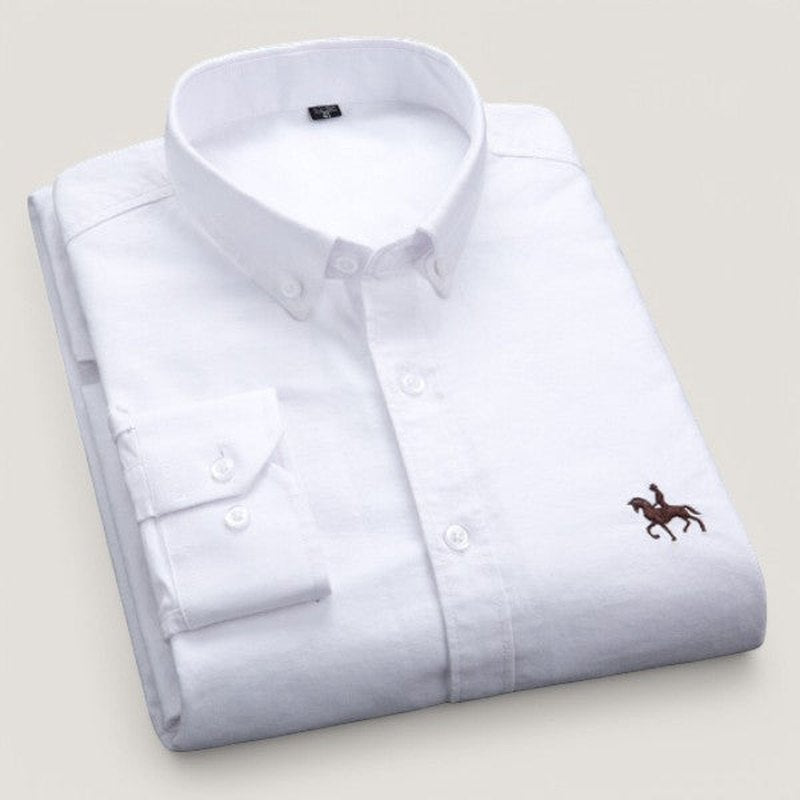 Camisa clásica de manga larga para hombre