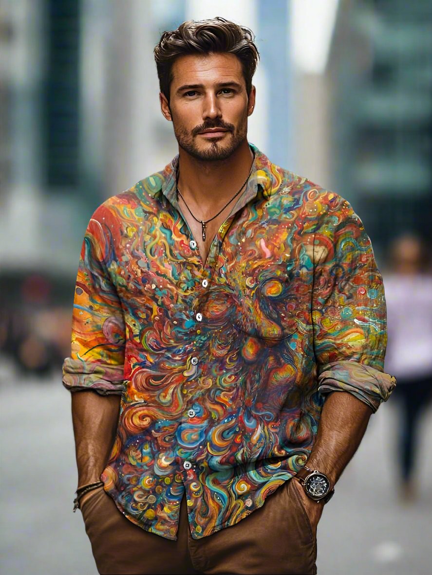 Camisa Colorida para Hombre - Ropa Ideal de Verano