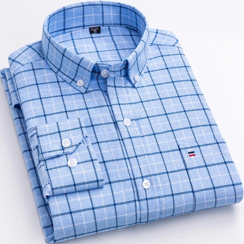 Camisa de cuadros para hombre - Estilo clásico