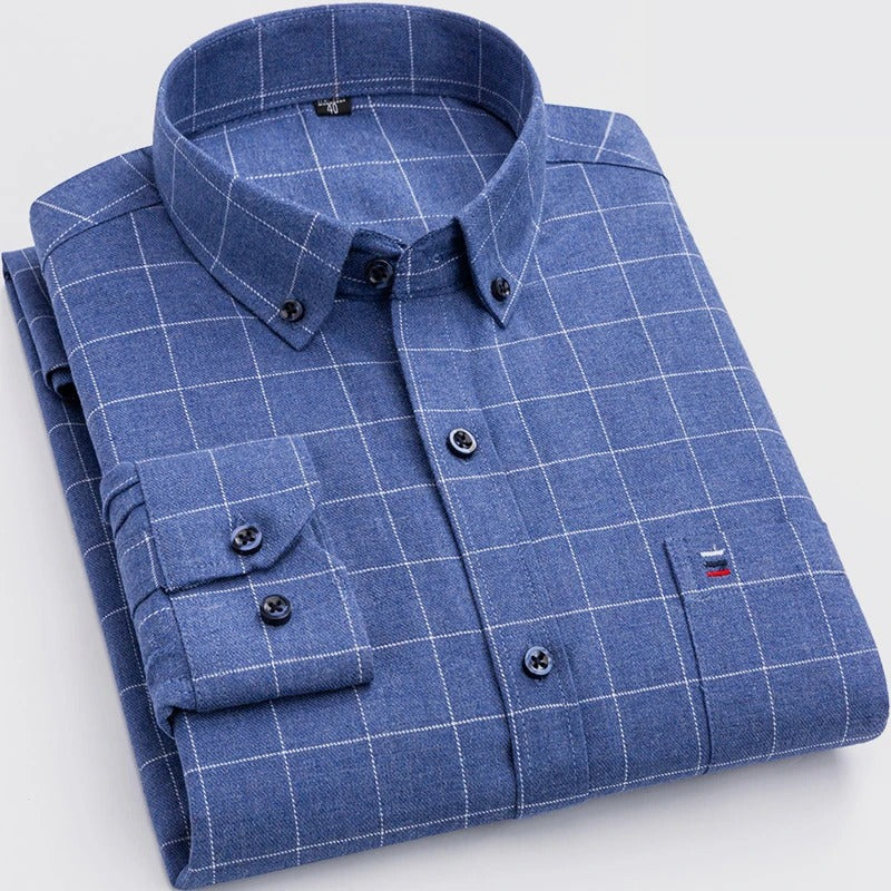 Camisa de cuadros para hombre - Estilo clásico