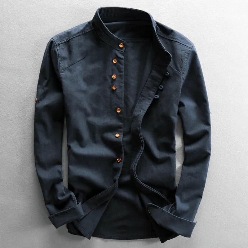 Camisa de Estilo Japonés - Suave y Elegante