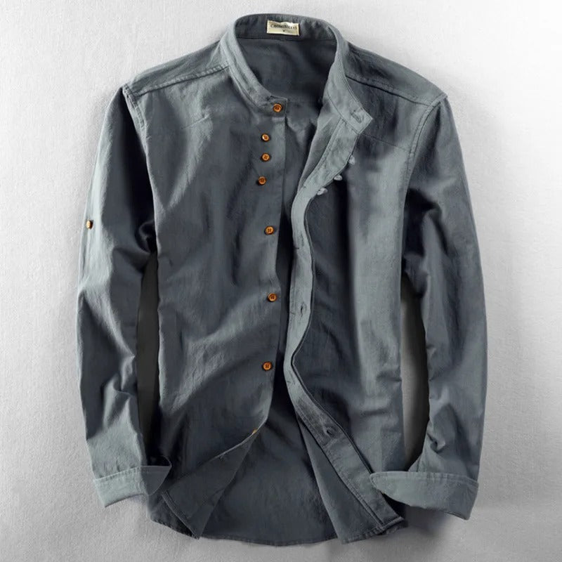 Camisa de Estilo Japonés - Suave y Elegante