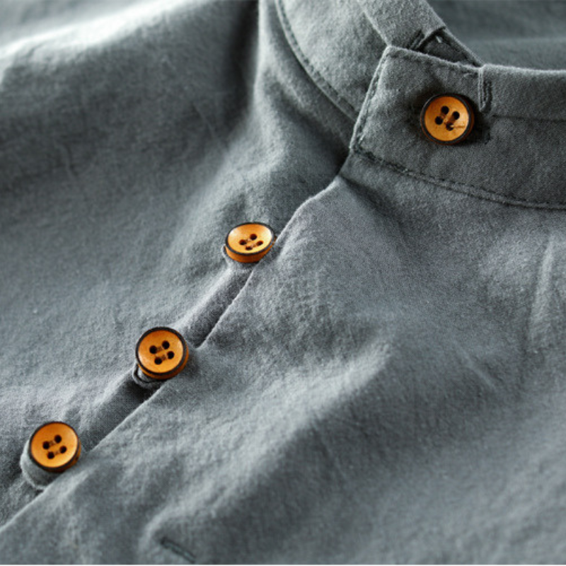 Camisa de Estilo Japonés - Suave y Elegante