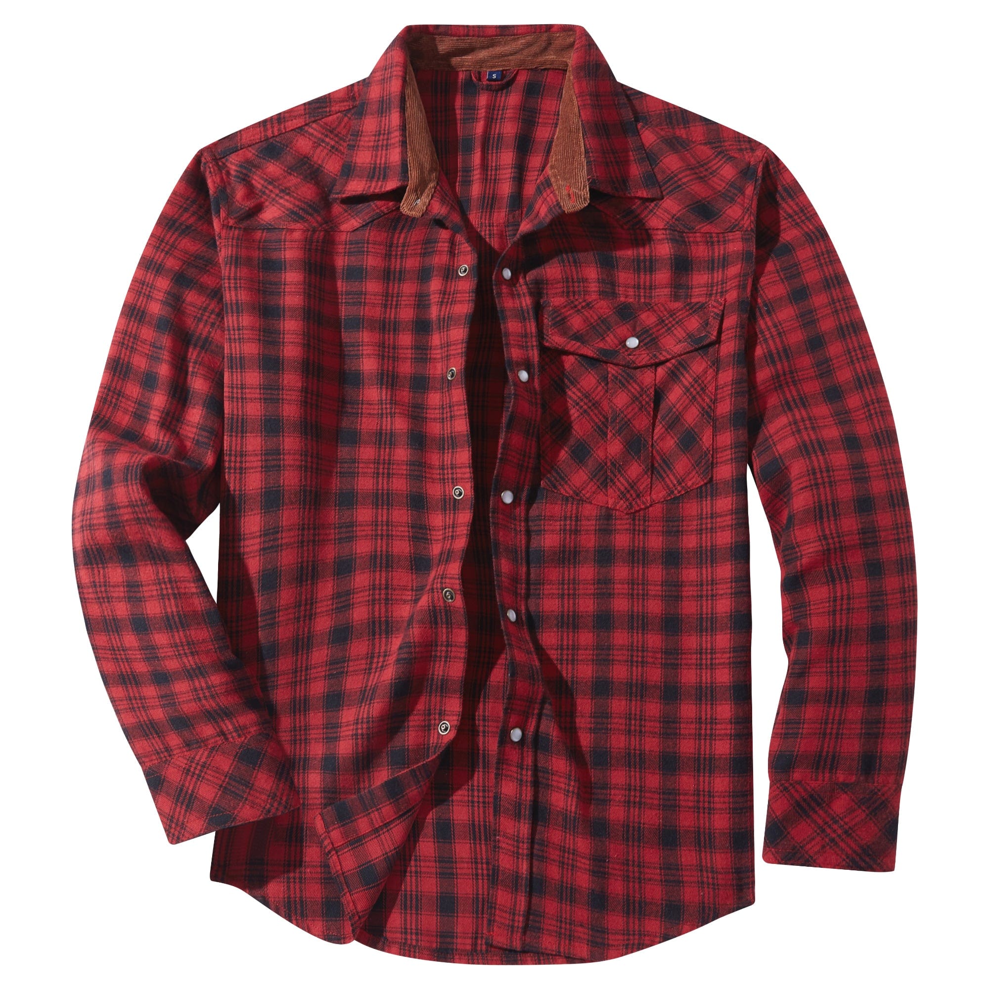 Camisa de franela para hombre con diseño cómodo