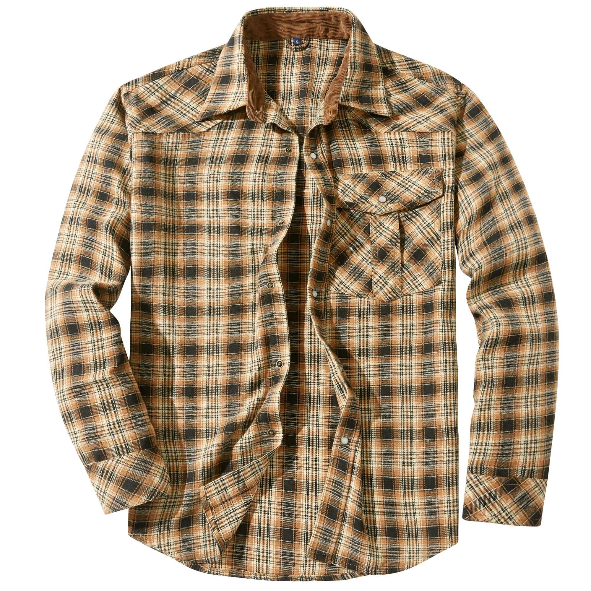 Camisa de franela para hombre con diseño cómodo