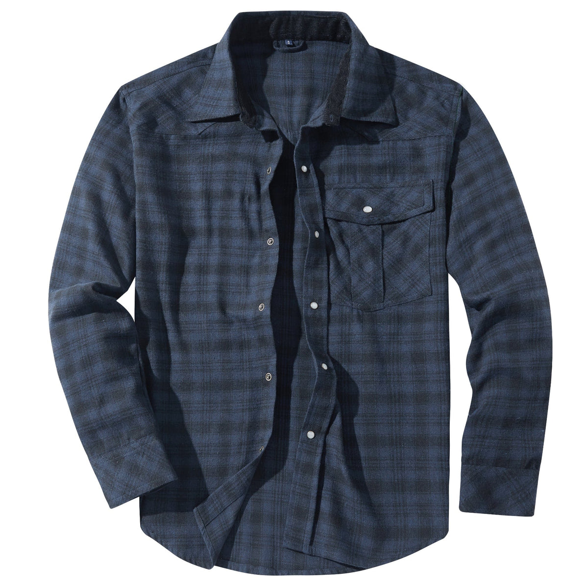Camisa de franela para hombre con diseño cómodo