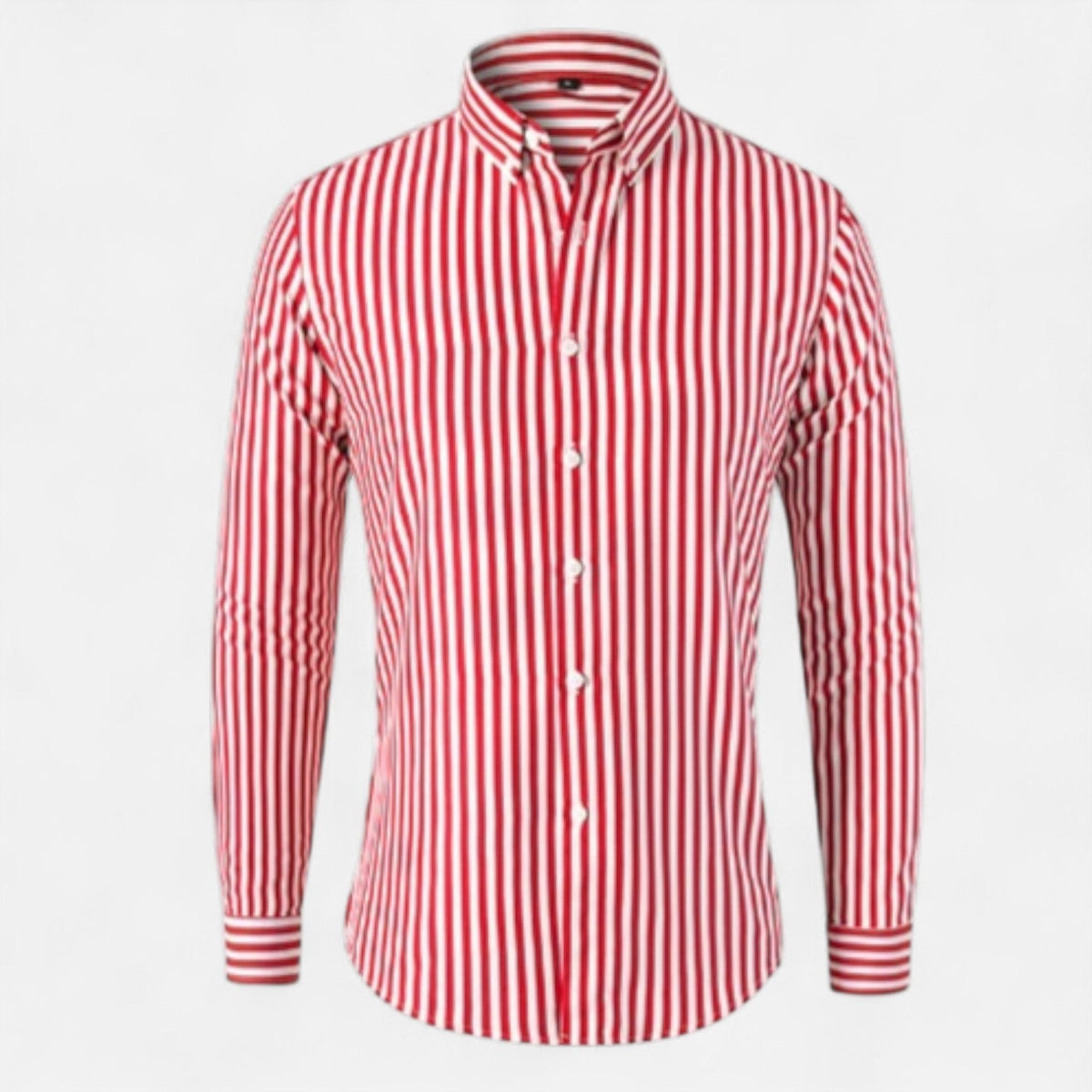 Camisa de hombre a rayas – Diseño clásico con patrón atemporal y corte refinado