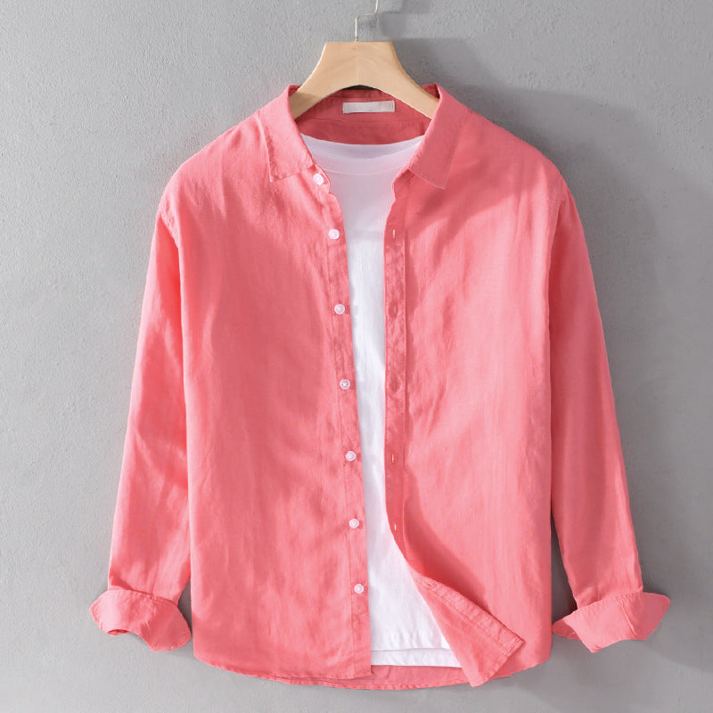 Camisa de hombre de corte holgado