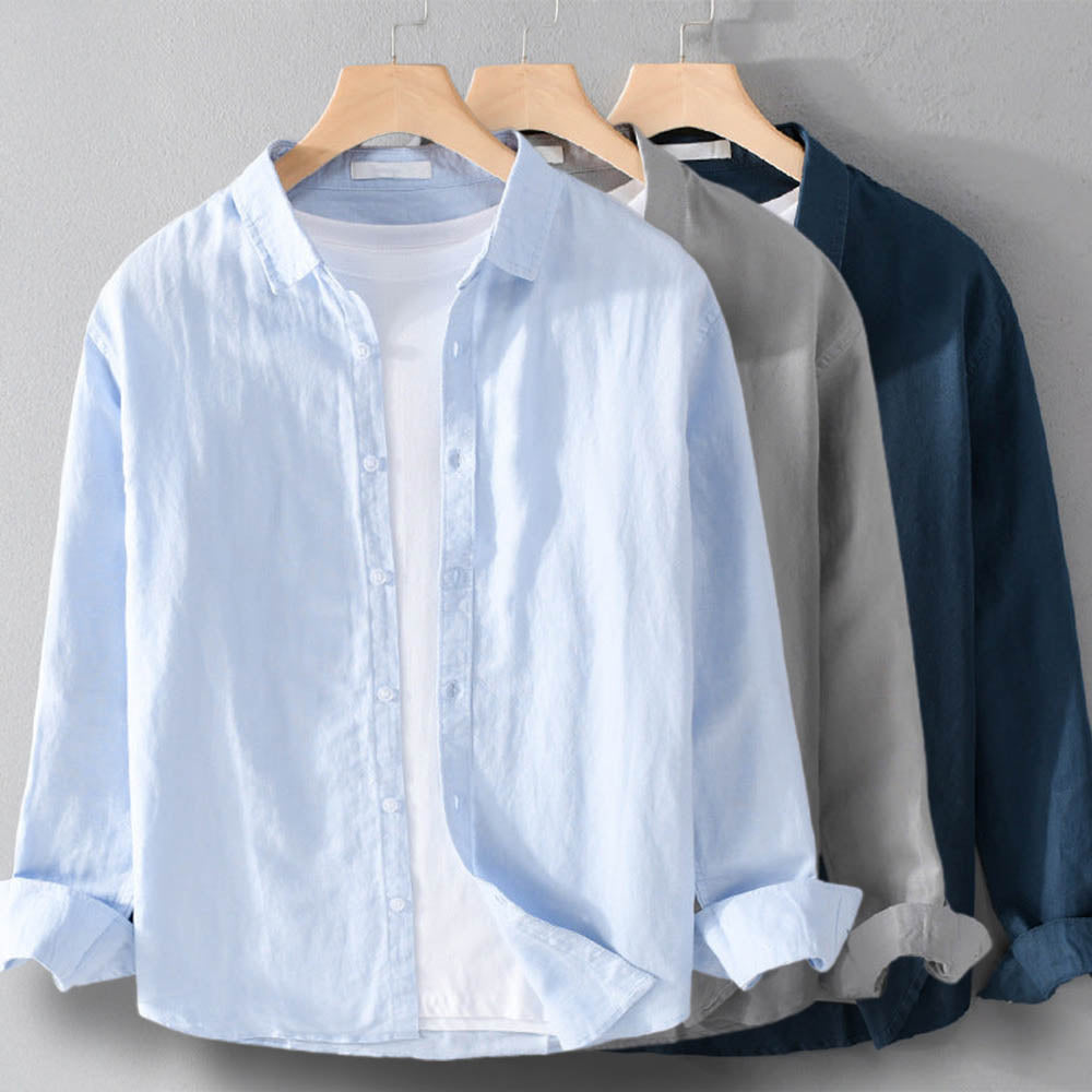 Camisa de hombre de corte holgado