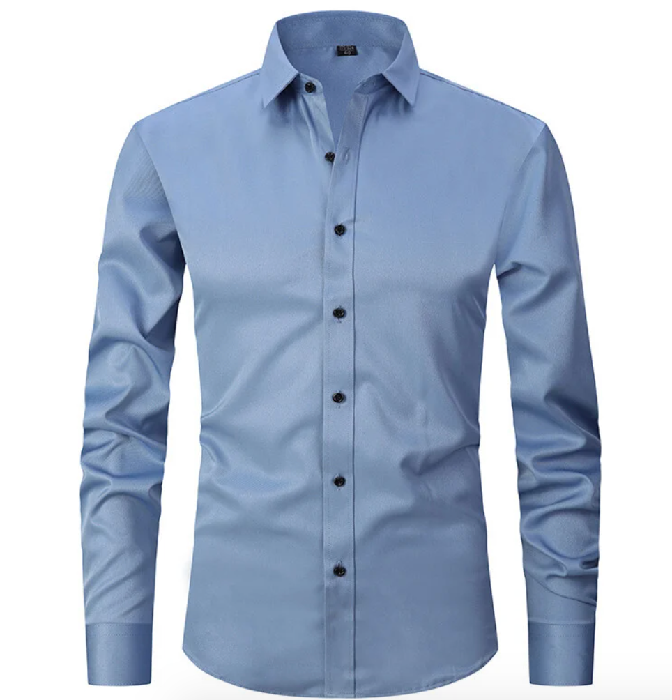 Camisa de hombre elástica – camisa cómoda con gran elasticidad