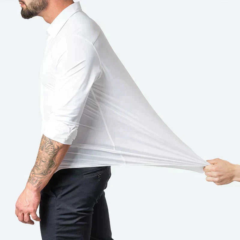 Camisa de hombre elástica – camisa cómoda con gran elasticidad