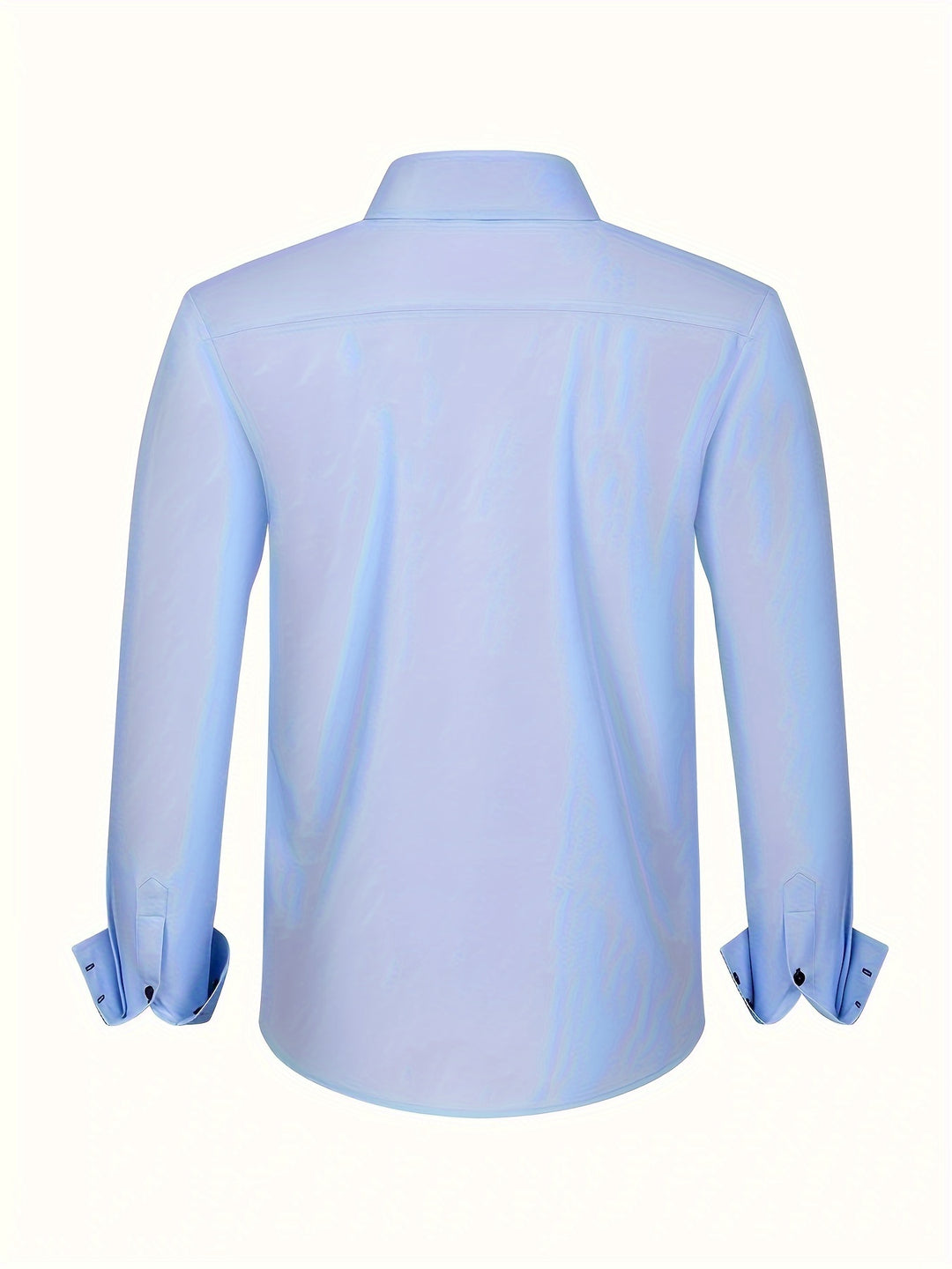 Camisa de hombre | Elegante doble botonadura | Puños de contraste