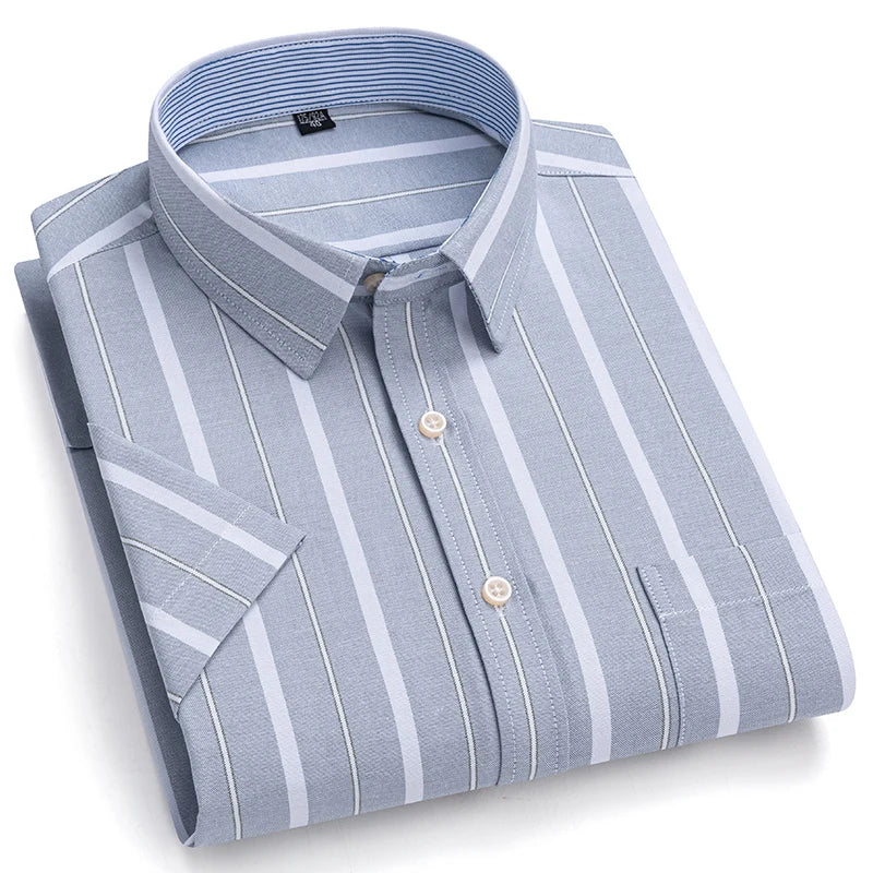 Camisa elegante de manga corta para hombre - Estilo moderno