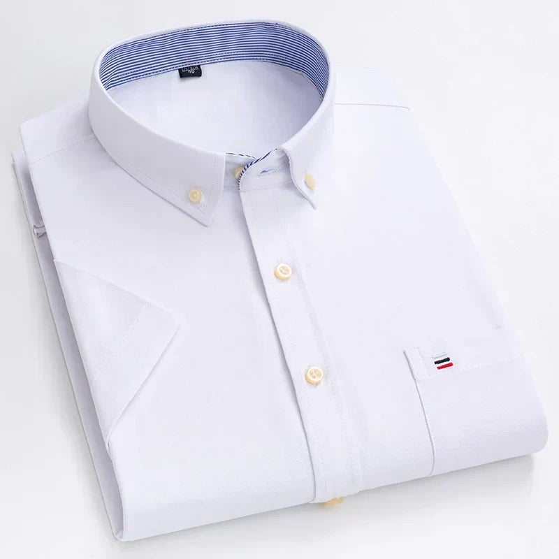 Camisa elegante de manga corta para hombre - Estilo moderno