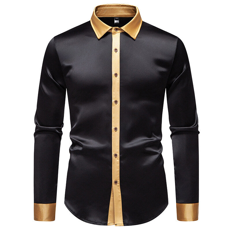 Camisa elegante de manga larga con detalles