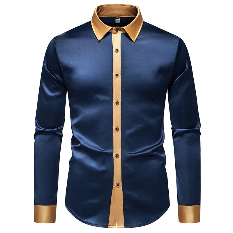 Camisa elegante de manga larga con detalles