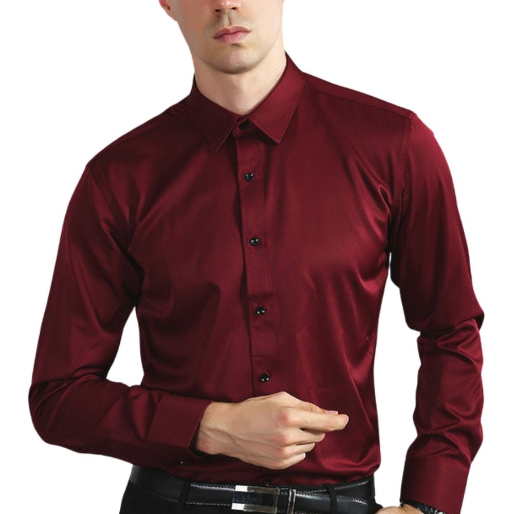 Camisa Formal con Botones para Hombre