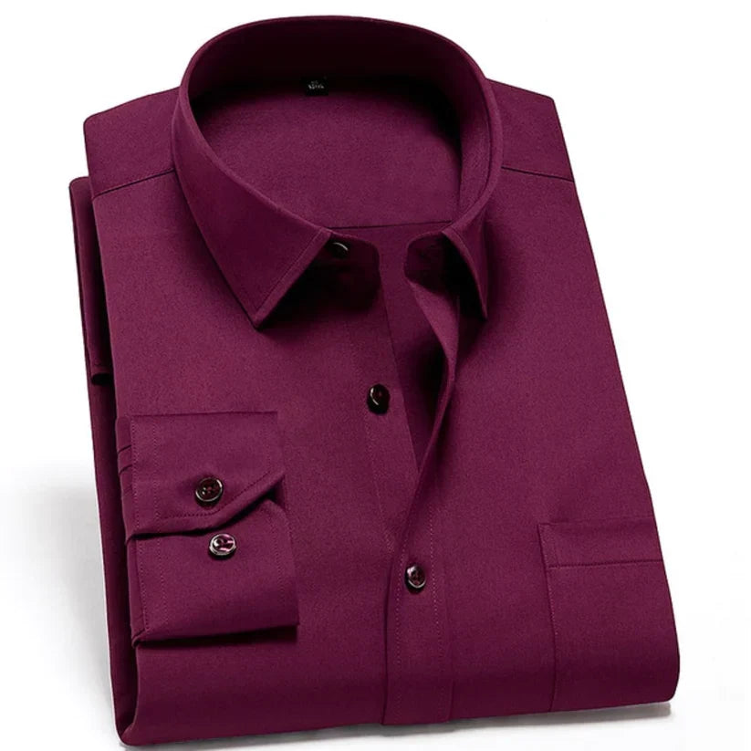 Camisa para Hombre Antiarrugas y Elástica para Mayor Comodidad