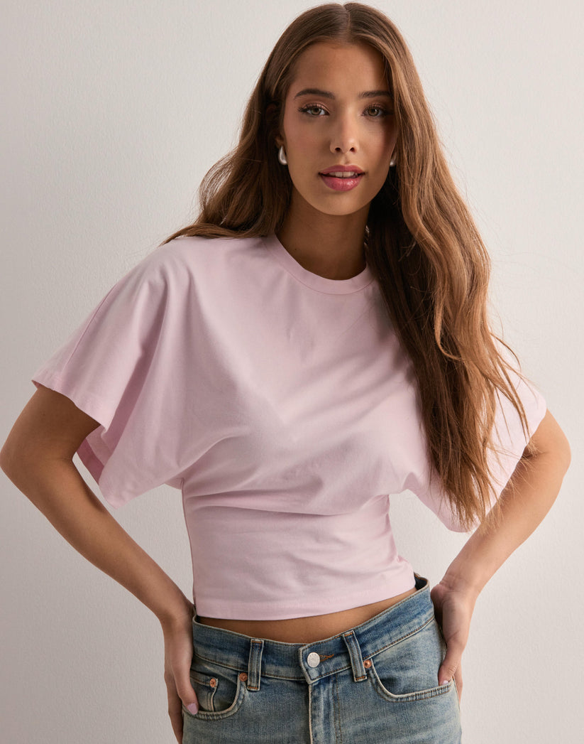 Camiseta de mujer con mangas anchas para el día a día