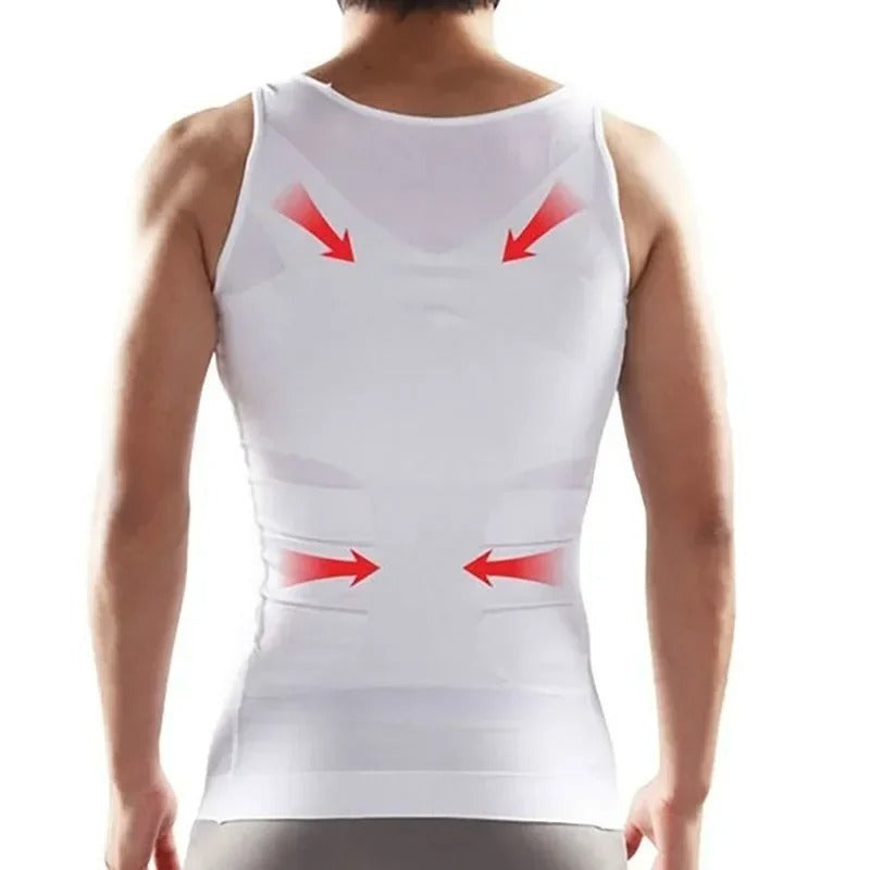 Camiseta interior moldeadora para enderezar la espalda y ganar confianza