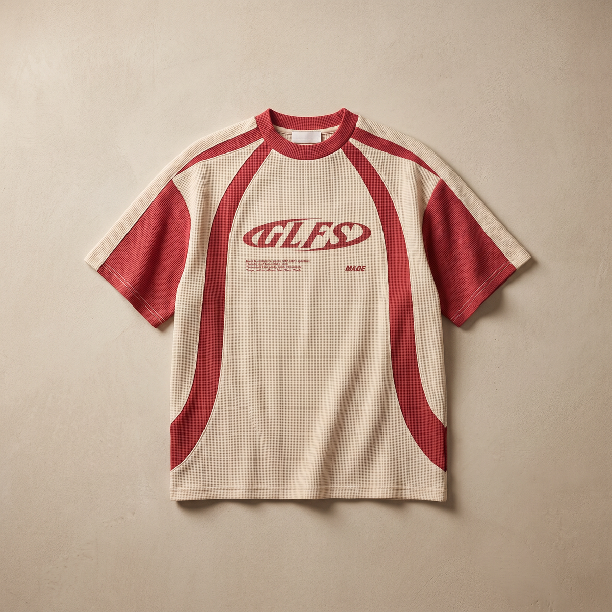 Camiseta Oversized para Hombre con Textura de Ante | Camiseta Hip-Hop Streetwear de Corte Holgado