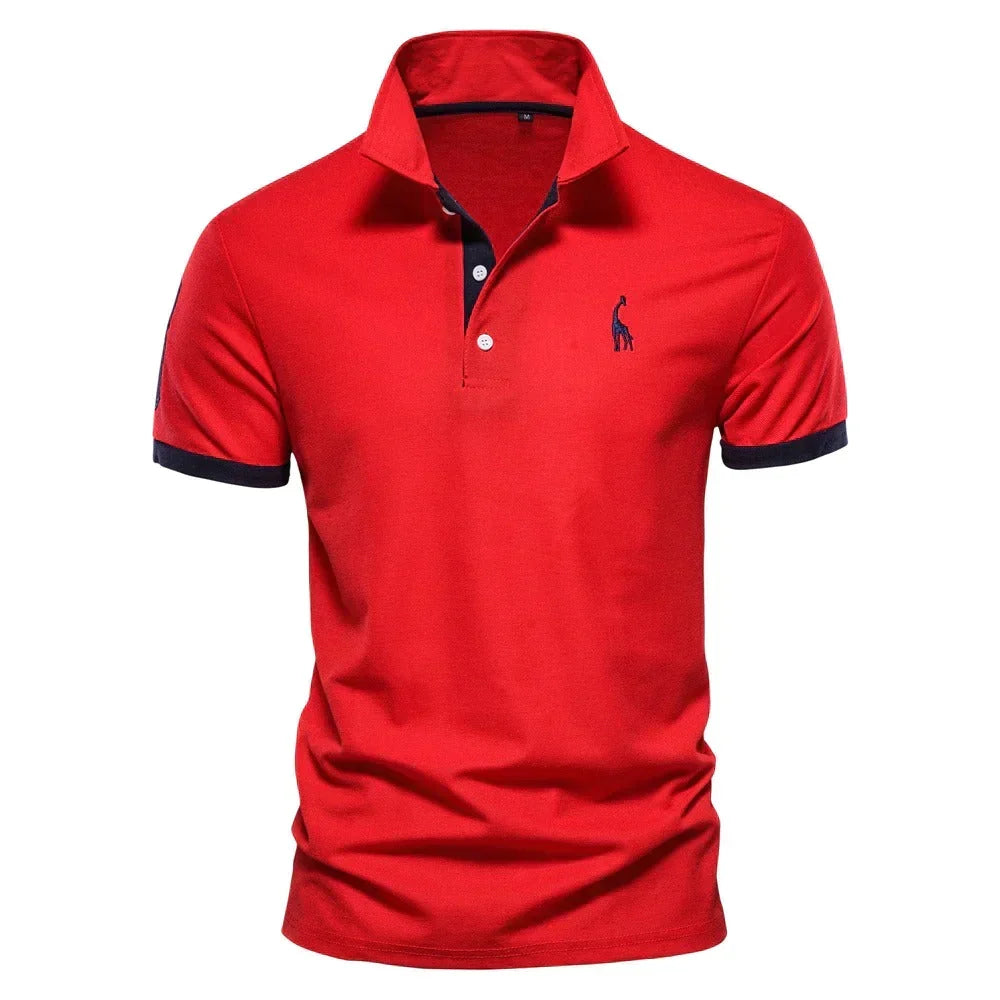 Camiseta Polo de Algodón para Hombre con Diseño Clásico