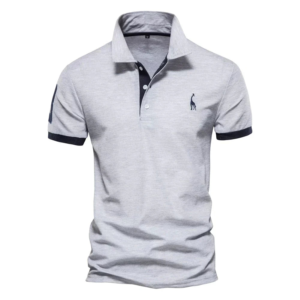 Camiseta Polo de Algodón para Hombre con Diseño Clásico
