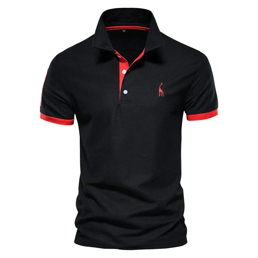 Camiseta Polo de Algodón para Hombre con Diseño Clásico