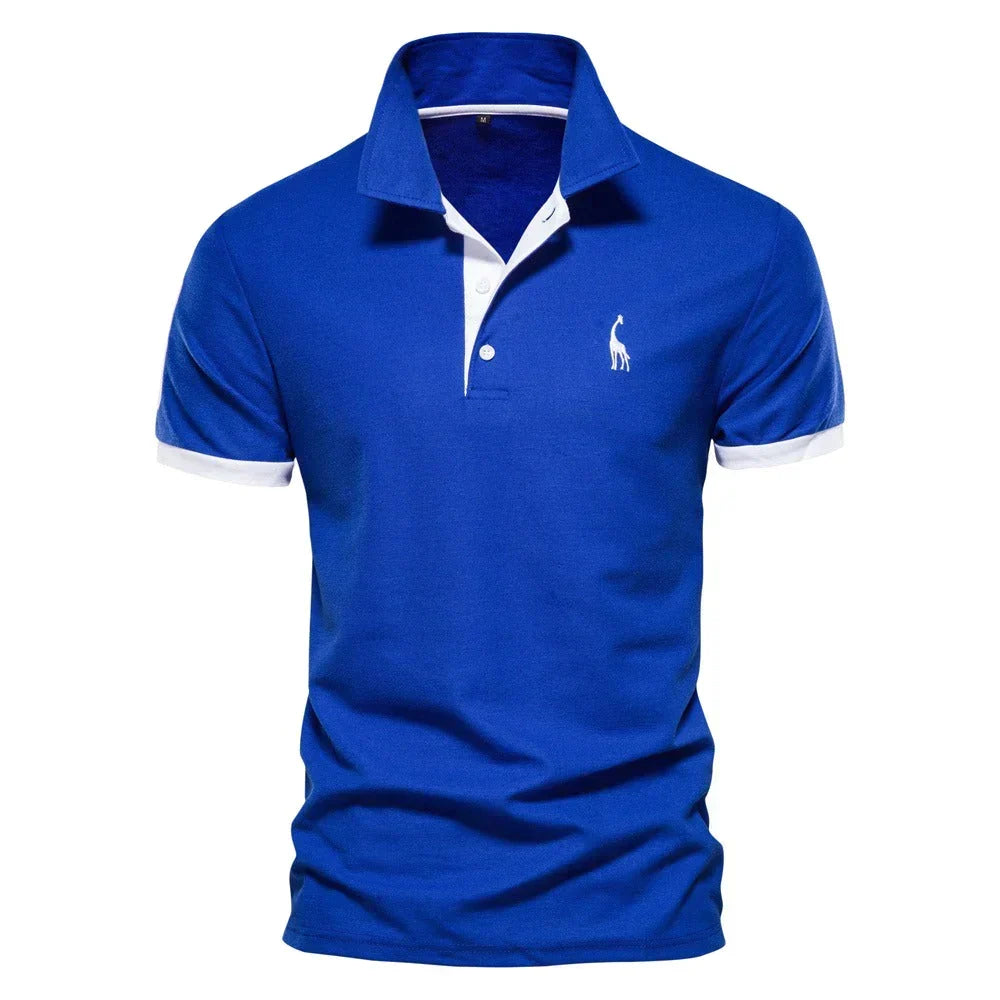 Camiseta Polo de Algodón para Hombre con Diseño Clásico