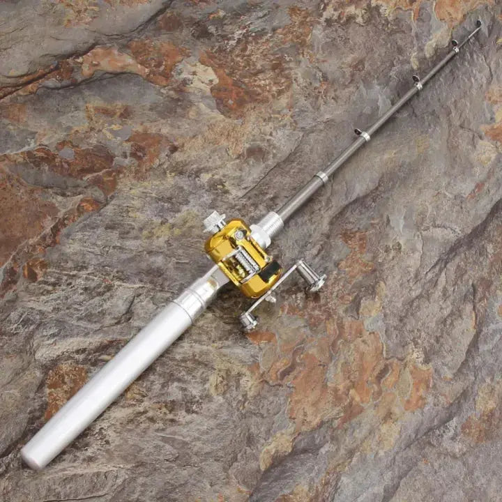 Caña de pescar de bolsillo – Pesca compacta sin equipo voluminoso