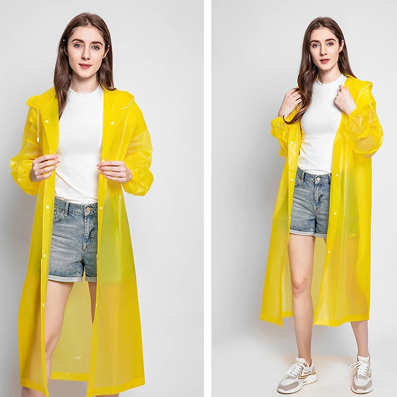 Capa impermeable para lluvia para mujer