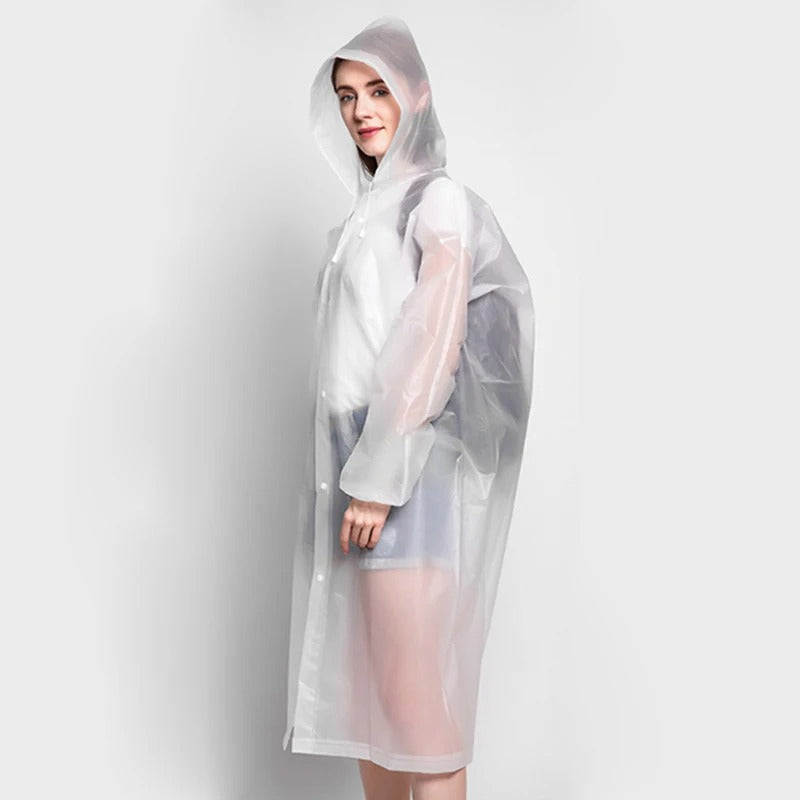Capa impermeable para lluvia para mujer