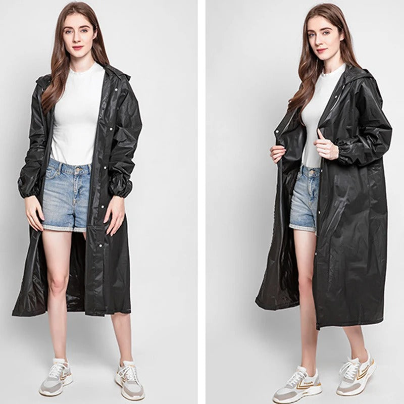 Capa impermeable para lluvia para mujer