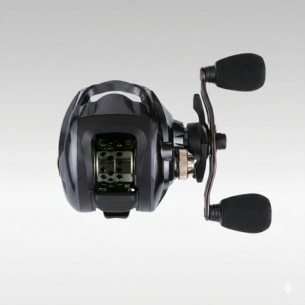 Carrete de pesca baitcasting ultraligero – Lances largos y suaves