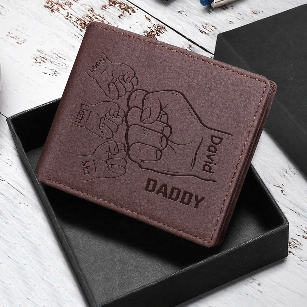 Cartera para hombre grabada – un recuerdo especial que siempre llevará consigo