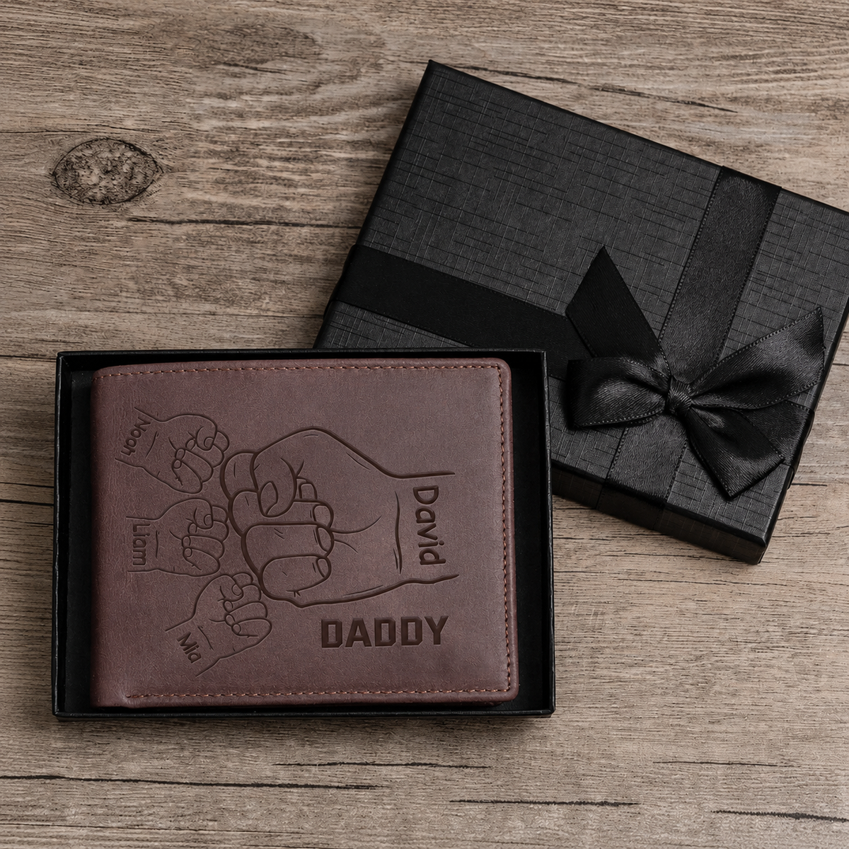 Cartera para hombre grabada – un recuerdo especial que siempre llevará consigo