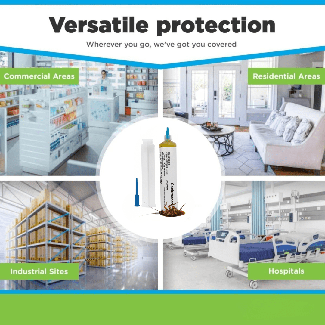 Cebo en gel para cucarachas para un uso eficaz en interiores y exteriores