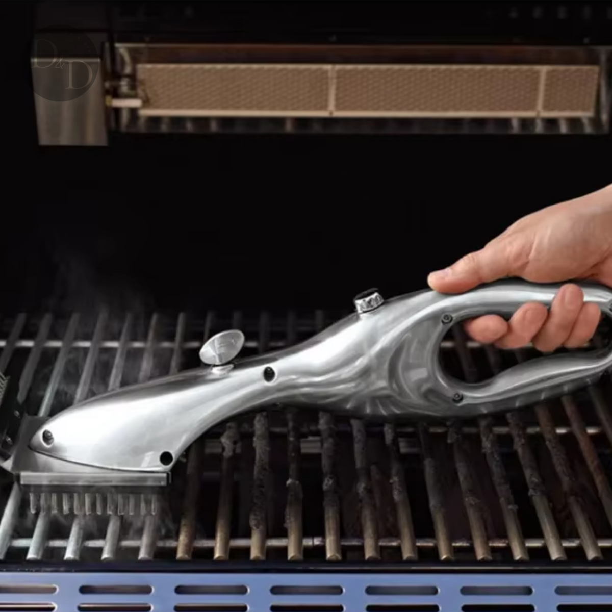 Cepillo de limpieza al vapor para barbacoa