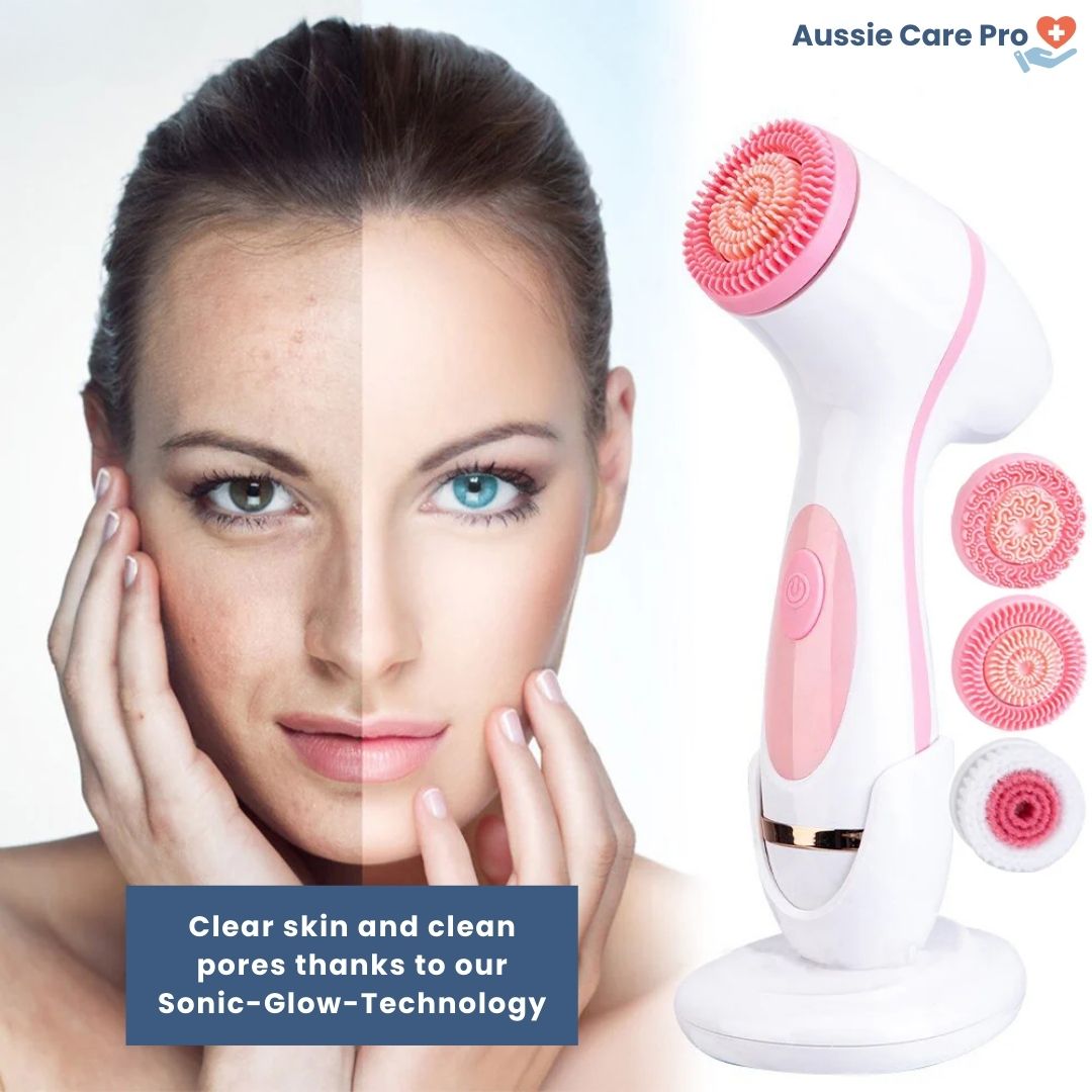 Cepillo de limpieza facial – Dispositivo de cuidado facial para limpieza profunda de poros y reafirmación de la piel