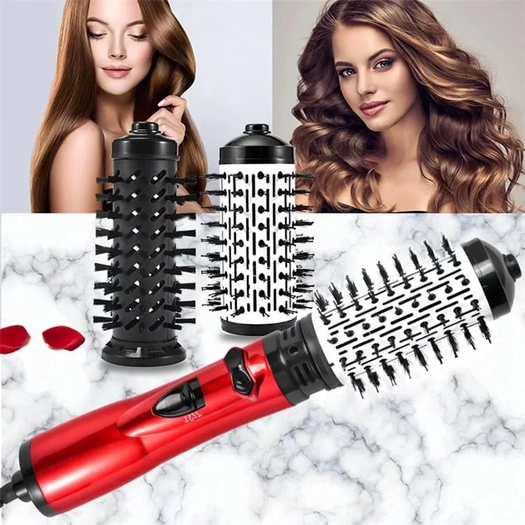 Cepillo de pelo giratorio para secado y peinado