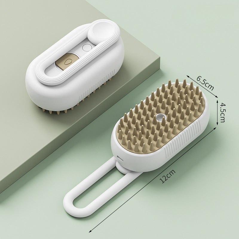 Cepillo para Mascotas con Vaporizador Nano Mist: Eliminación Eficaz del Pelo y Masaje