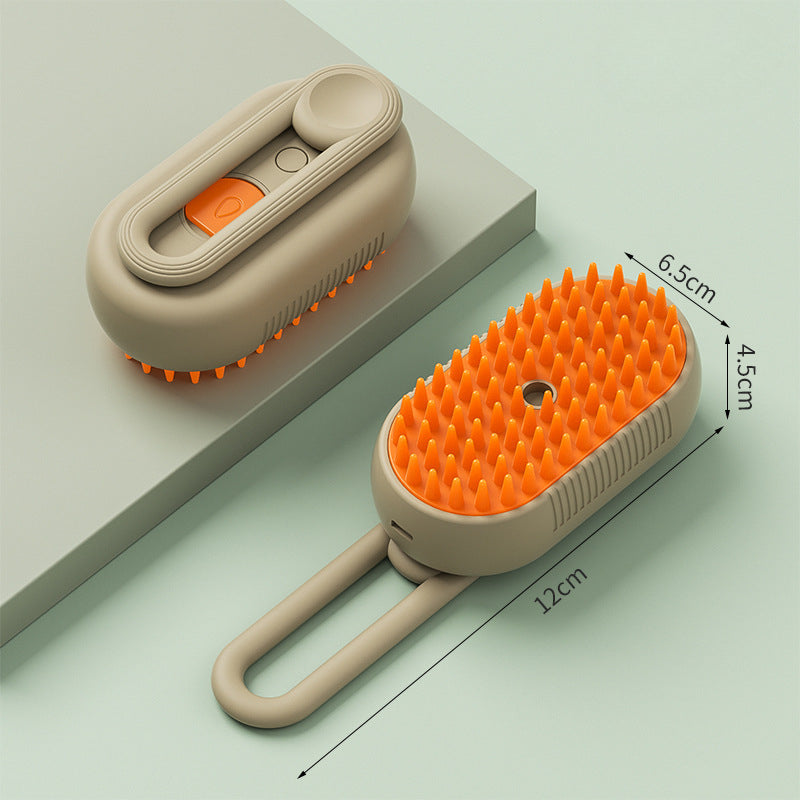 Cepillo para Mascotas con Vaporizador Nano Mist: Eliminación Eficaz del Pelo y Masaje