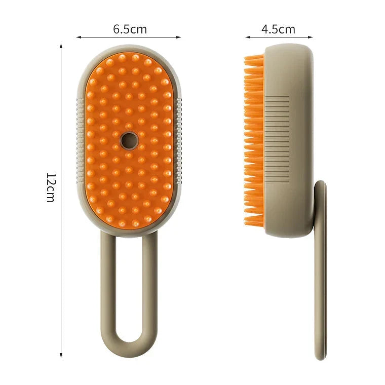 Cepillo para Mascotas con Vaporizador Nano Mist: Eliminación Eficaz del Pelo y Masaje