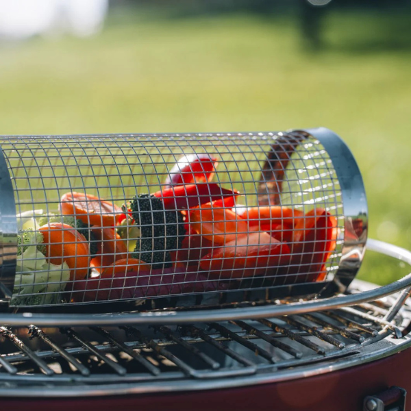 Cesta para barbacoa: evita que los alimentos se caigan a través de la rejilla