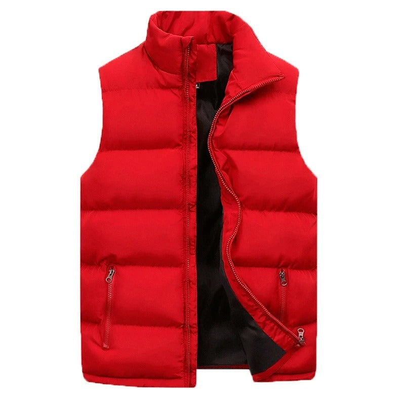 Chaleco acolchado para hombre con forro
