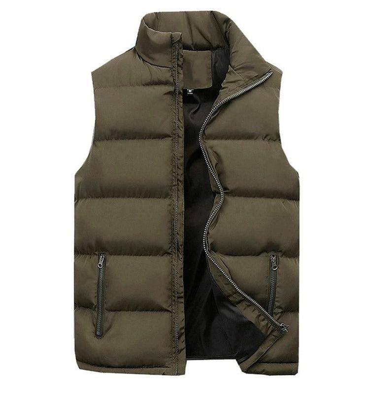 Chaleco acolchado para hombre con forro