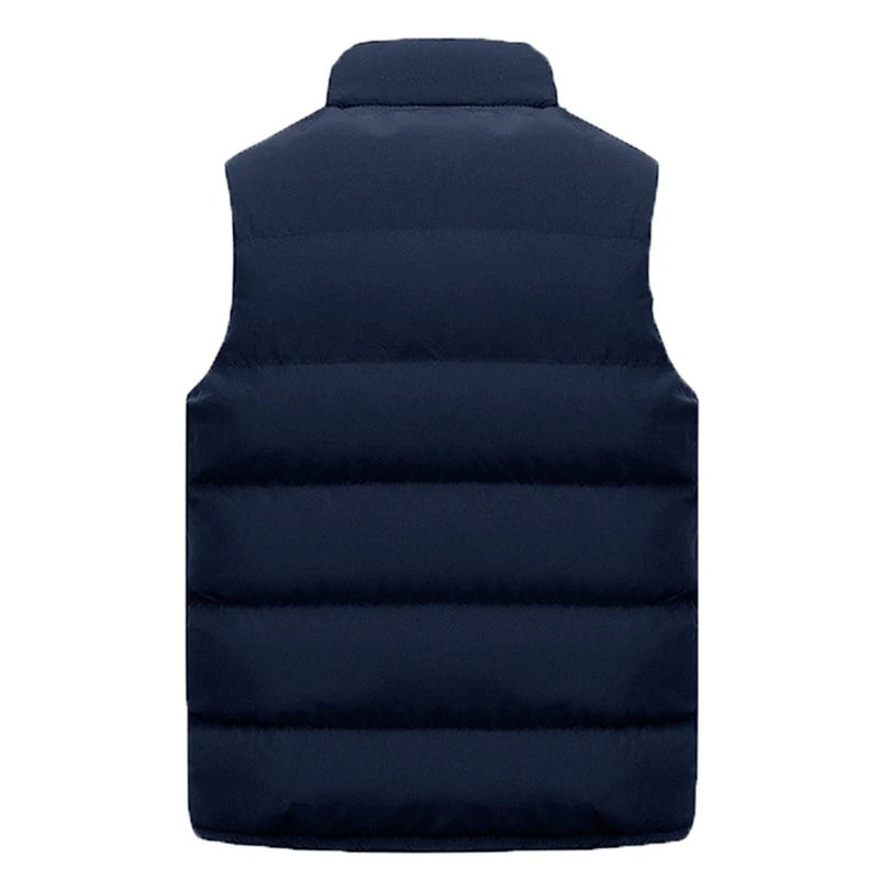 Chaleco acolchado para hombre con forro