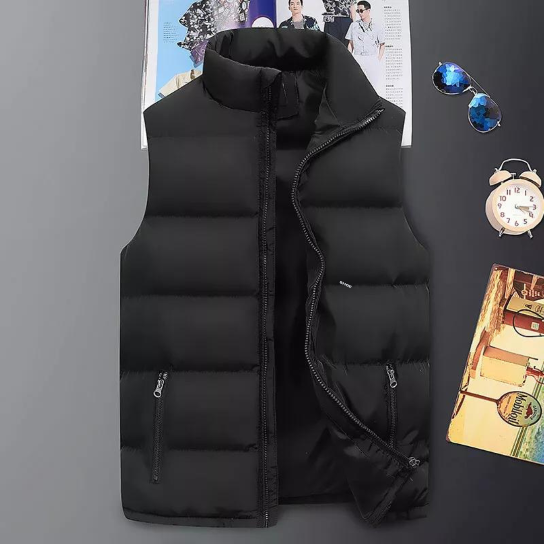Chaleco acolchado para hombre con forro