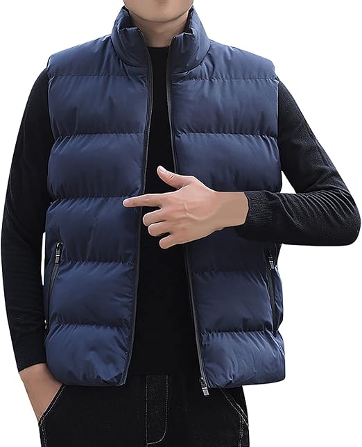 Chaleco acolchado para hombre con forro