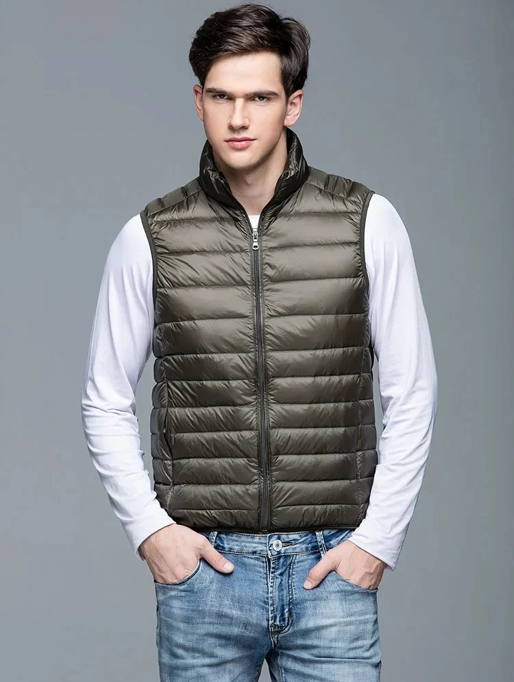 Chaleco acolchado para hombre de diseño minimalista